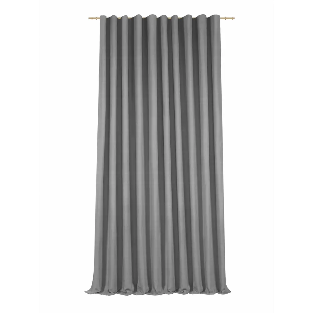 Santreyd Malonn - ткань для штор блекаут серого цвета 295 см 89254720 STLM-1446384 - Вид №2