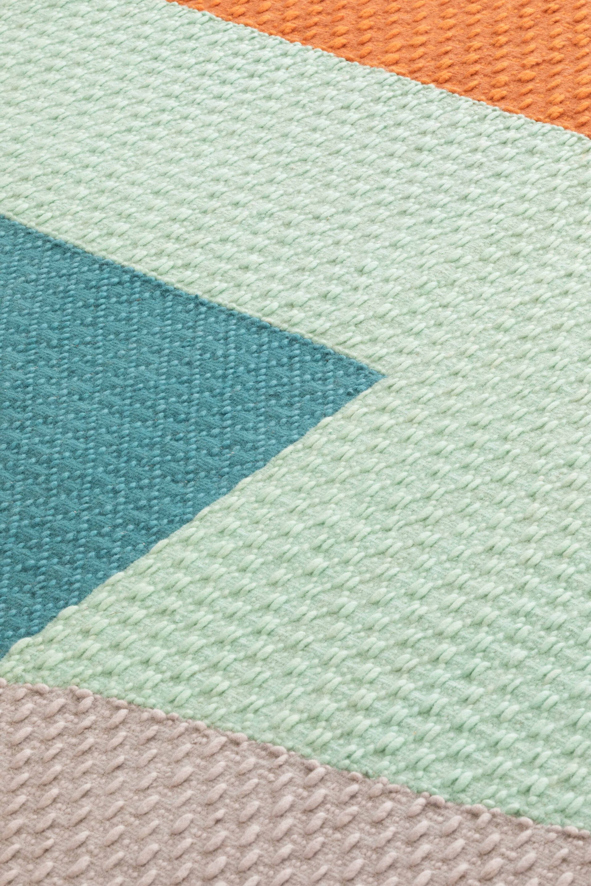 Шерстяной ковер GAN WEAVE SPACE HOPPER BLUE ARCH-00030758 - Вид №3