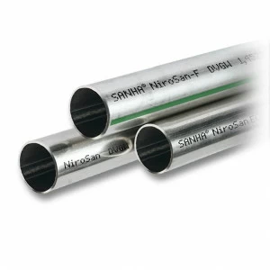 61900035 SANHA 19000 сист.труба в штангах без силикона, нерж.сталь 35x1,5 мм
