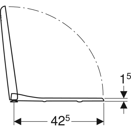 500.979.01.1 Сиденье для унитаза Geberit Smyle Geberit  - Вид №4