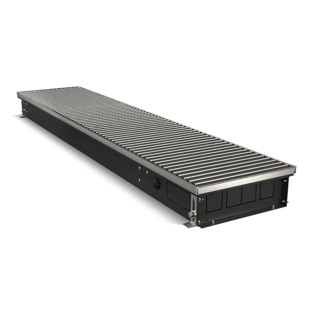 Внутрипольный конвектор Royal Thermo Atrium 1600x250x90 мм боковое подключение 1 теплообменник с решеткой STLM-2009744 - Вид №1