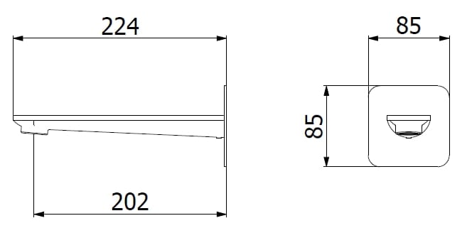 Дозирующий носик для настенной ванны IB C-67 ARCH-00050143 - Вид №12