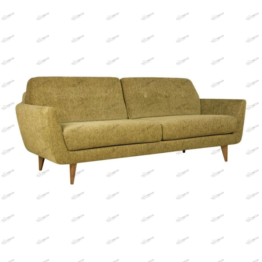 Диван Rucola, трехместный, горчичный Sits S1610