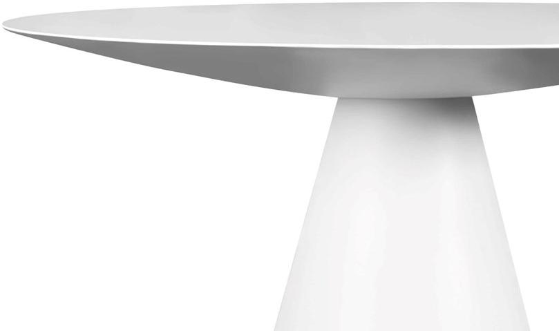 GANSK Круглый обеденный стол из стекловолокна Ocean G3002b - Вид №1