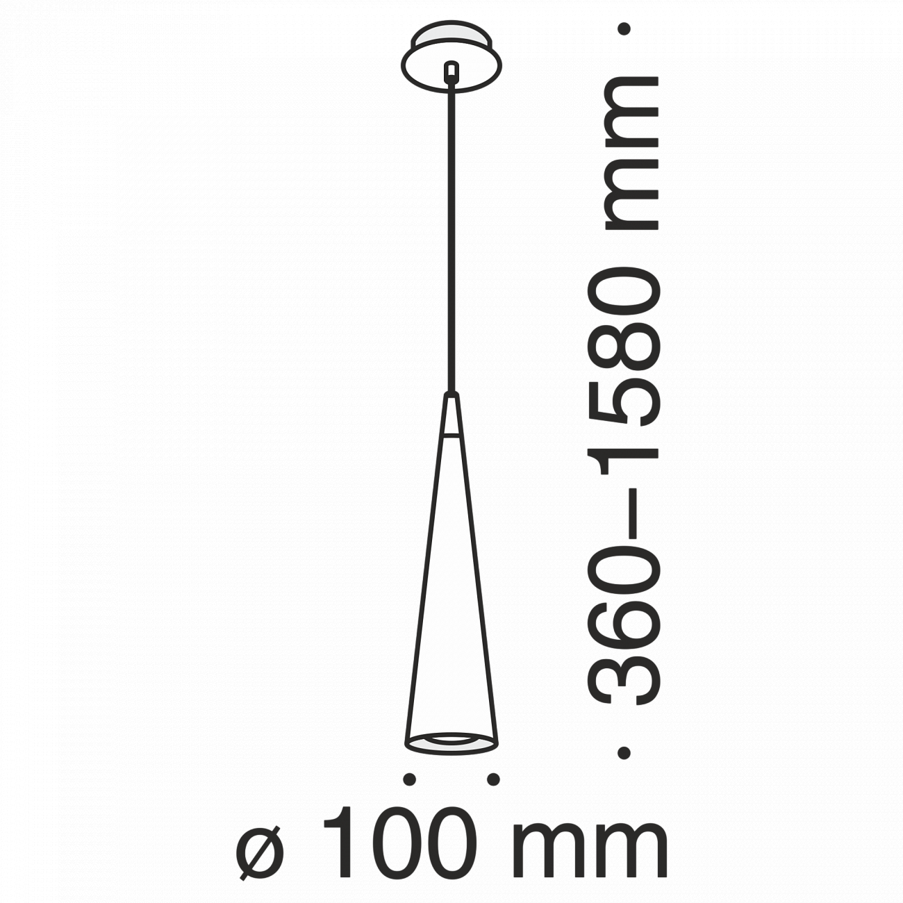 Светильник потолочный галогеновый с металлическим плафоном 158 см черный Nevill P318PL-01B TECHNICAL PENDANT 00-3957100 Черный  - Вид №1