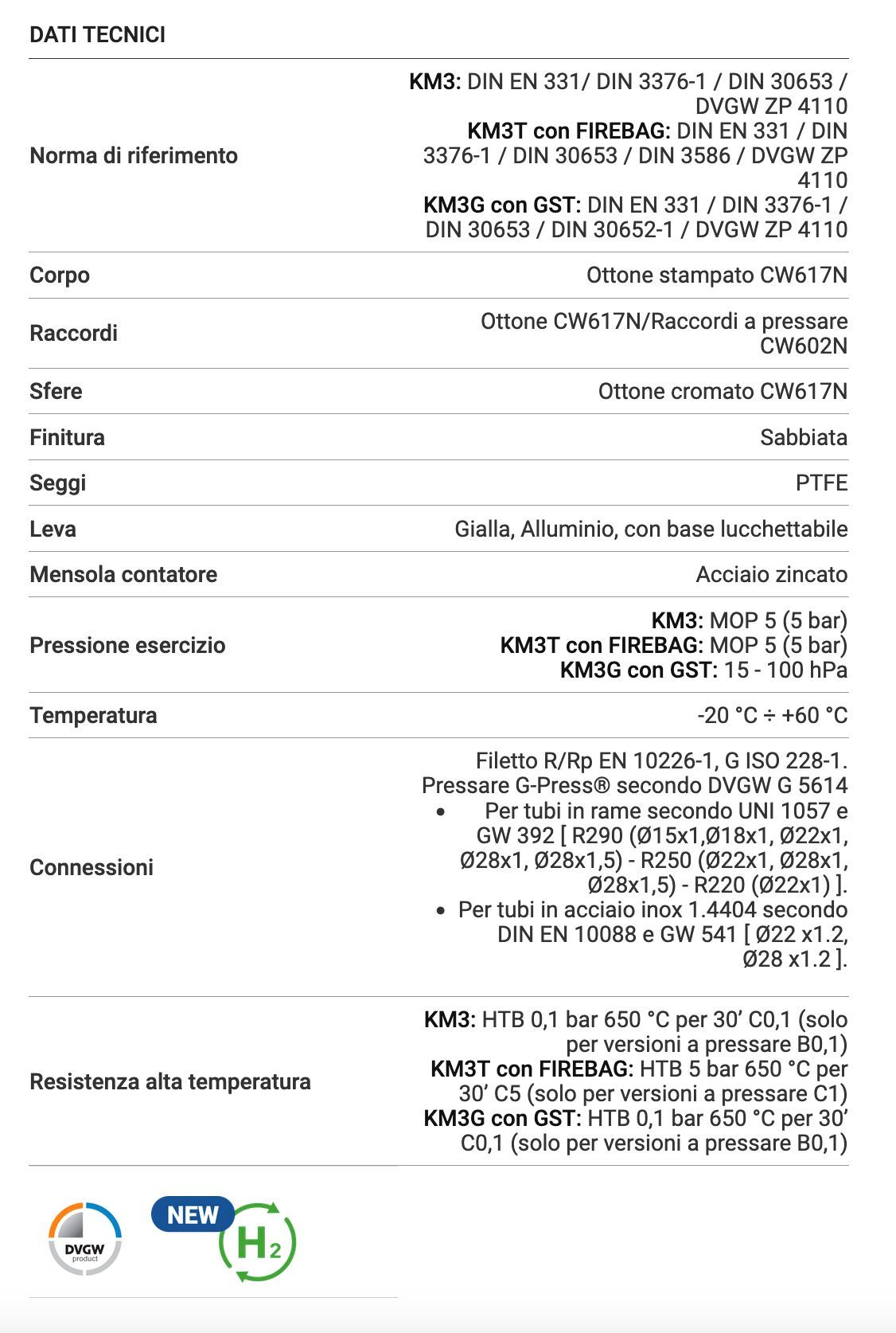 Комплект клапанов и фитингов резьбовая версия для газового счетчика bitubo TECO KM3 ARCH-00109509 - Вид №4