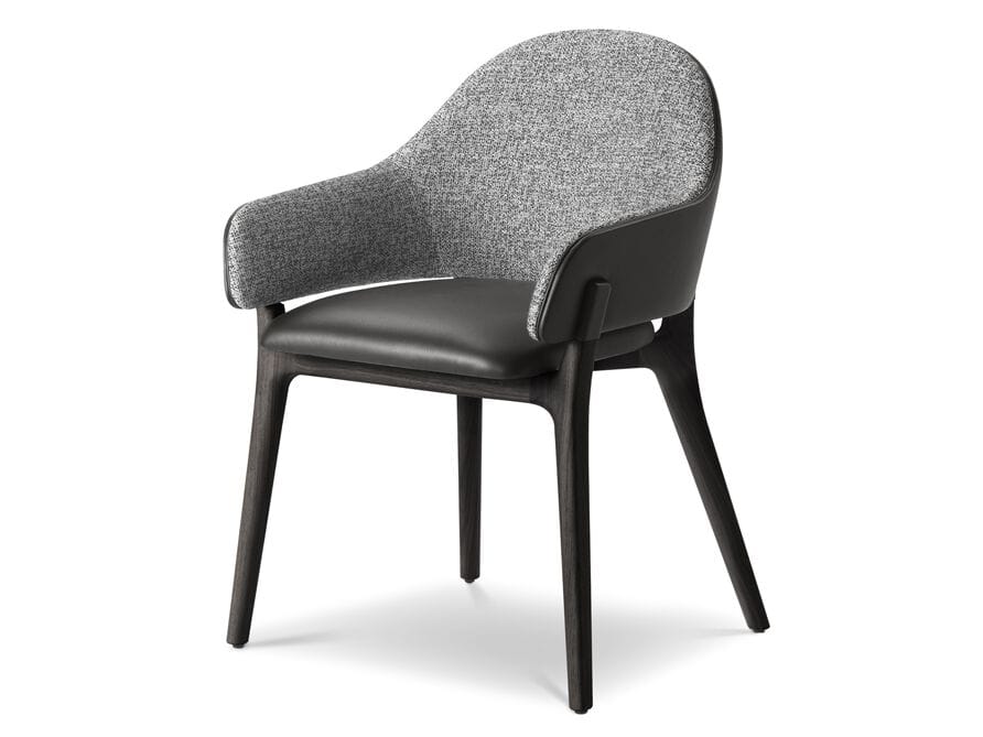 Мягкий стул из кожи и ткани с подлокотниками i 4 Mariani LIV ARCH-00023109 - Вид №3