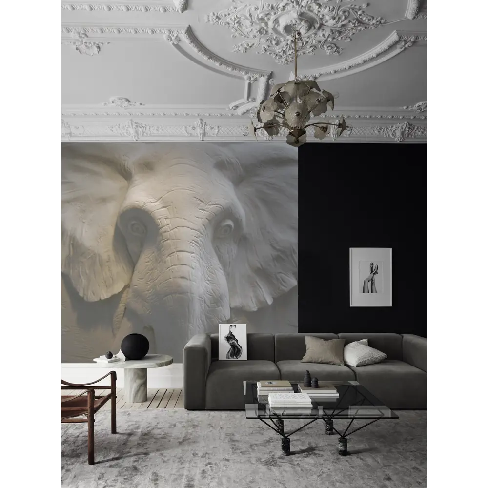 Фотообои 3D Flizart «Каменный слон», флизелиновые, 300x280 см 82363608 STLM-2200081 FBRUSH - Вид №3