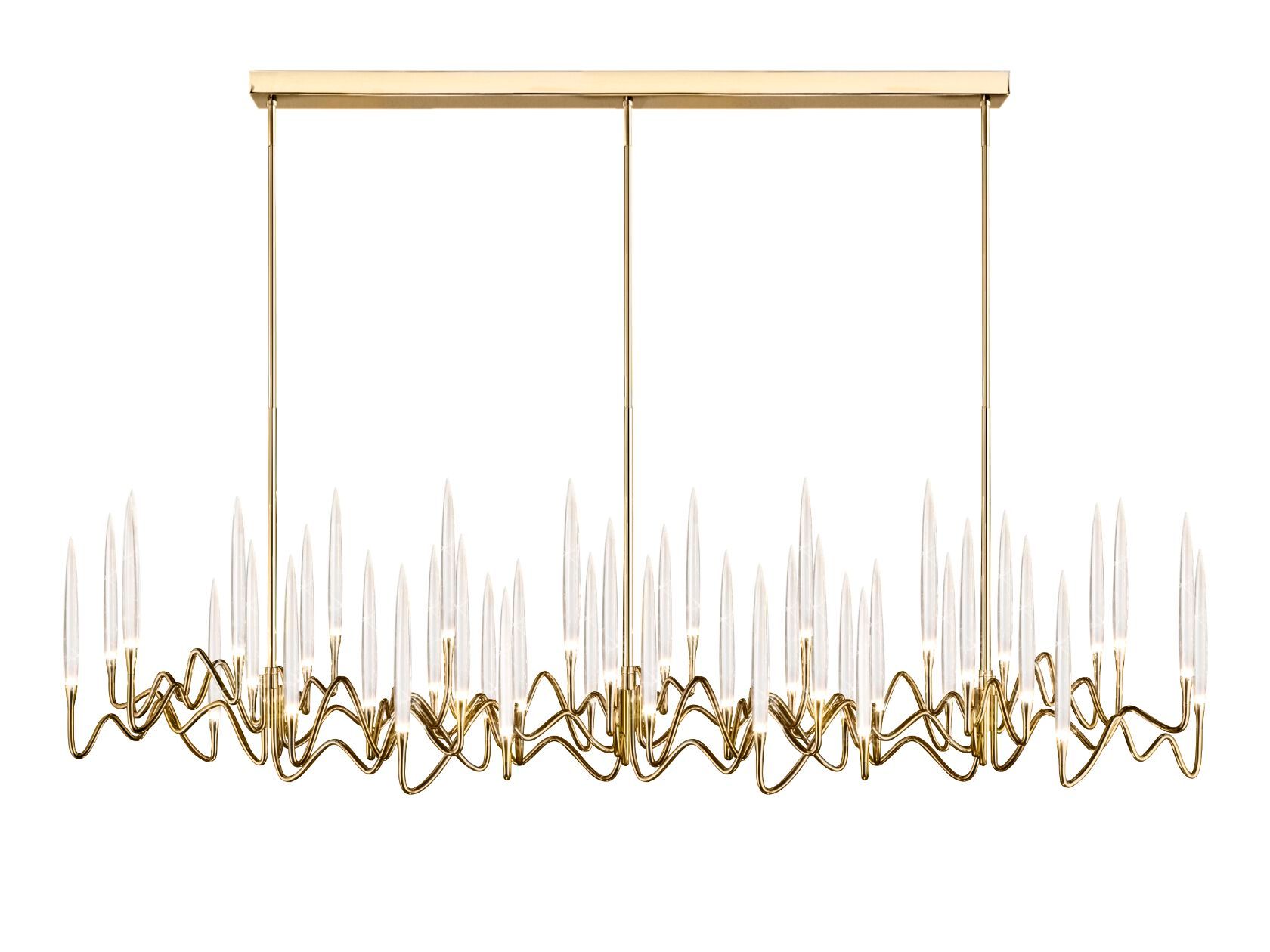 Латунный светодиодный подвесной светильник Il Pezzo Mancante кусок 3 ARCH-00098736 - Вид №13