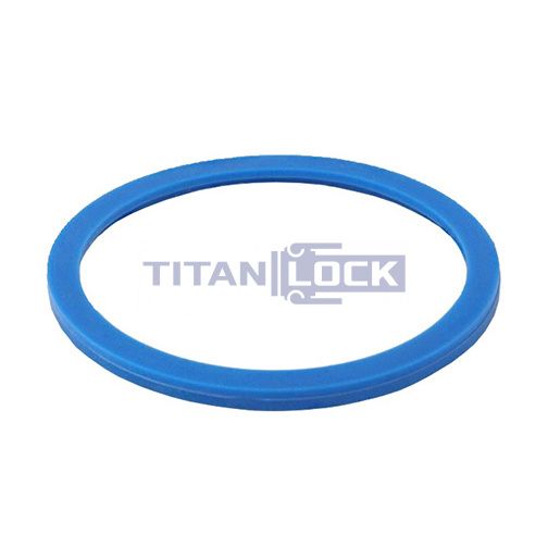 Уплотнение для молочных муфт, SMS 3", силикон (синий) TL3SIL-S TITAN LOCK 