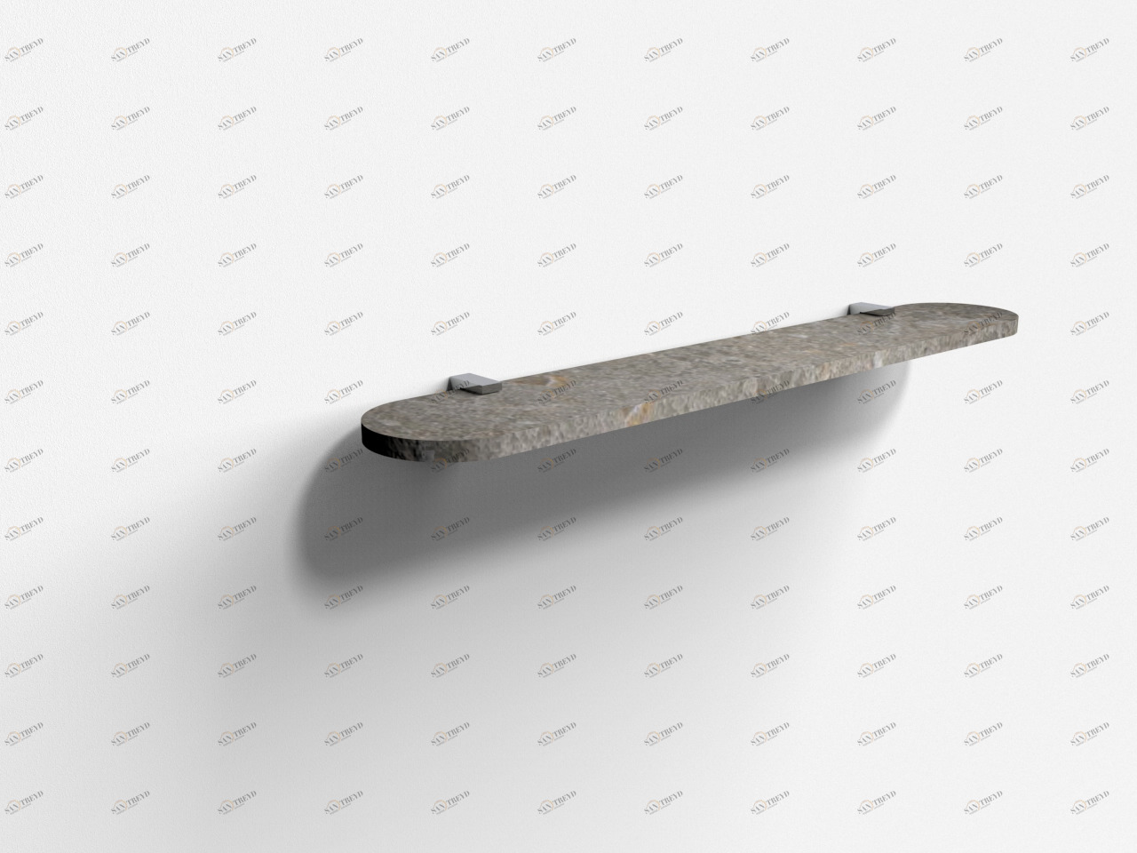 SLAB Полка из керамогранита MDI Meteora 60CM IBB1974 SL60.10.02.MET 