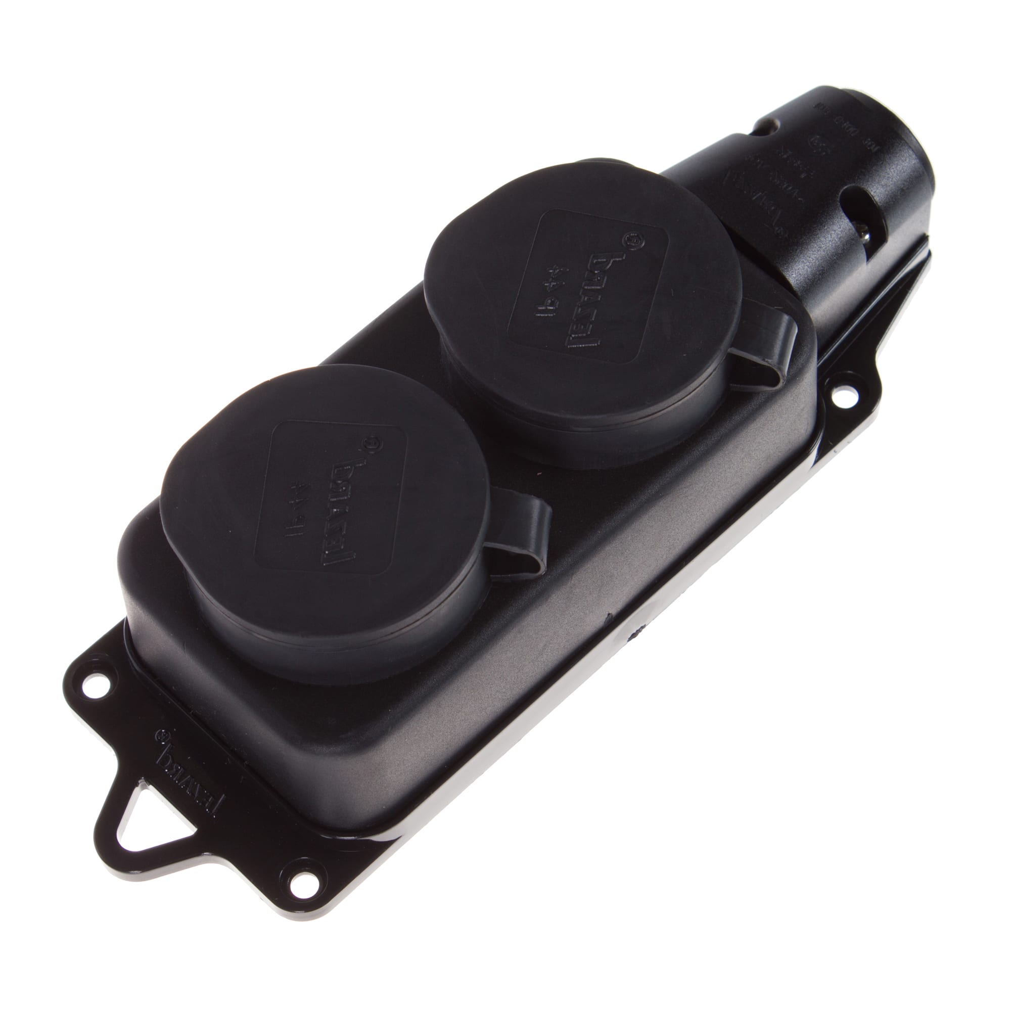 17549489 Колодка с заземлением Lezard 2 розетки Santreyd  - Вид №1