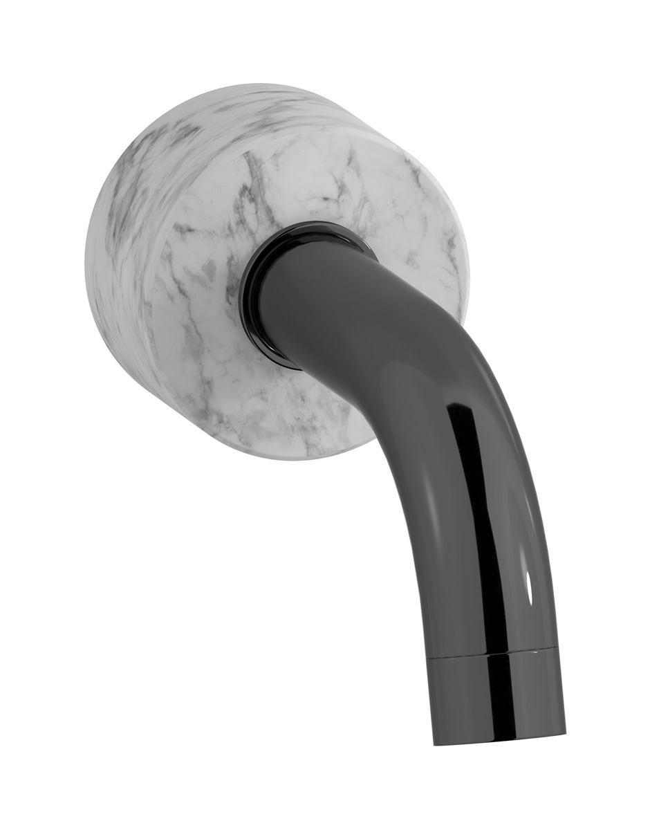 Настенный излив WE ARE IB mr320cf_1 Black Chrome Marmo