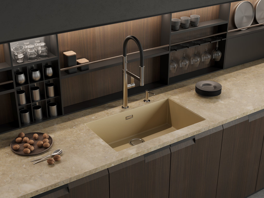 Кухонная мойка Yamakawa 75T-U/I BL OMOIKIRI 4993437 - Вид №3