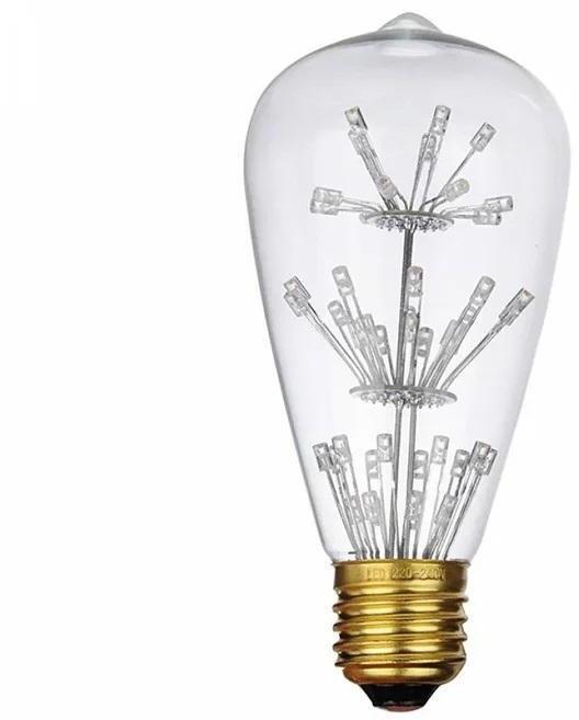 ST64-47LED Лампа светодиодная филаментная E27 3W прозрачная Loft IT Edison Bulb