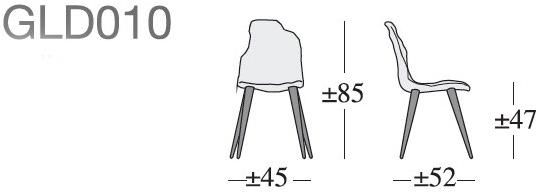 edra Стул из поликарбоната  Gld010  - Вид №5