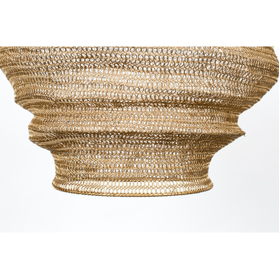 Лампа подвесная Lena M, латунь White Label Living 5300143 - Вид №6