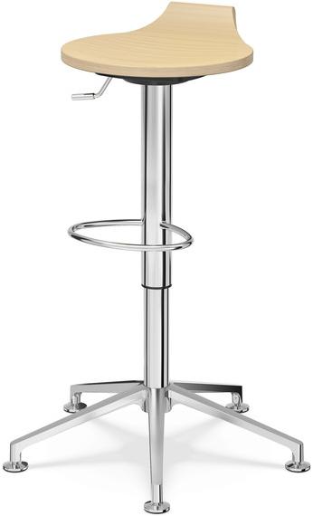 Casala Табурет деревянный на колесиках Ravelle v 1556-07 - Вид №1