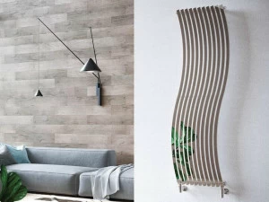 CORDIVARI Настенный радиатор горячей воды из полированной стали Inox