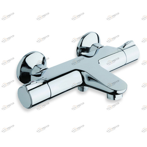 CRITE107 Внешний термостатический смеситель для ванны "Cold Touch" с ручкой из АБС-пластика Cristina Rubinetterie 