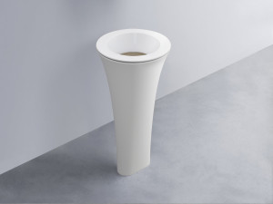 AMLA45-BL+AMPILT-AV+AMCOLT-BL Раковина Amedeo Tondo отдельностоящая cielo Enjoy + Amedeo