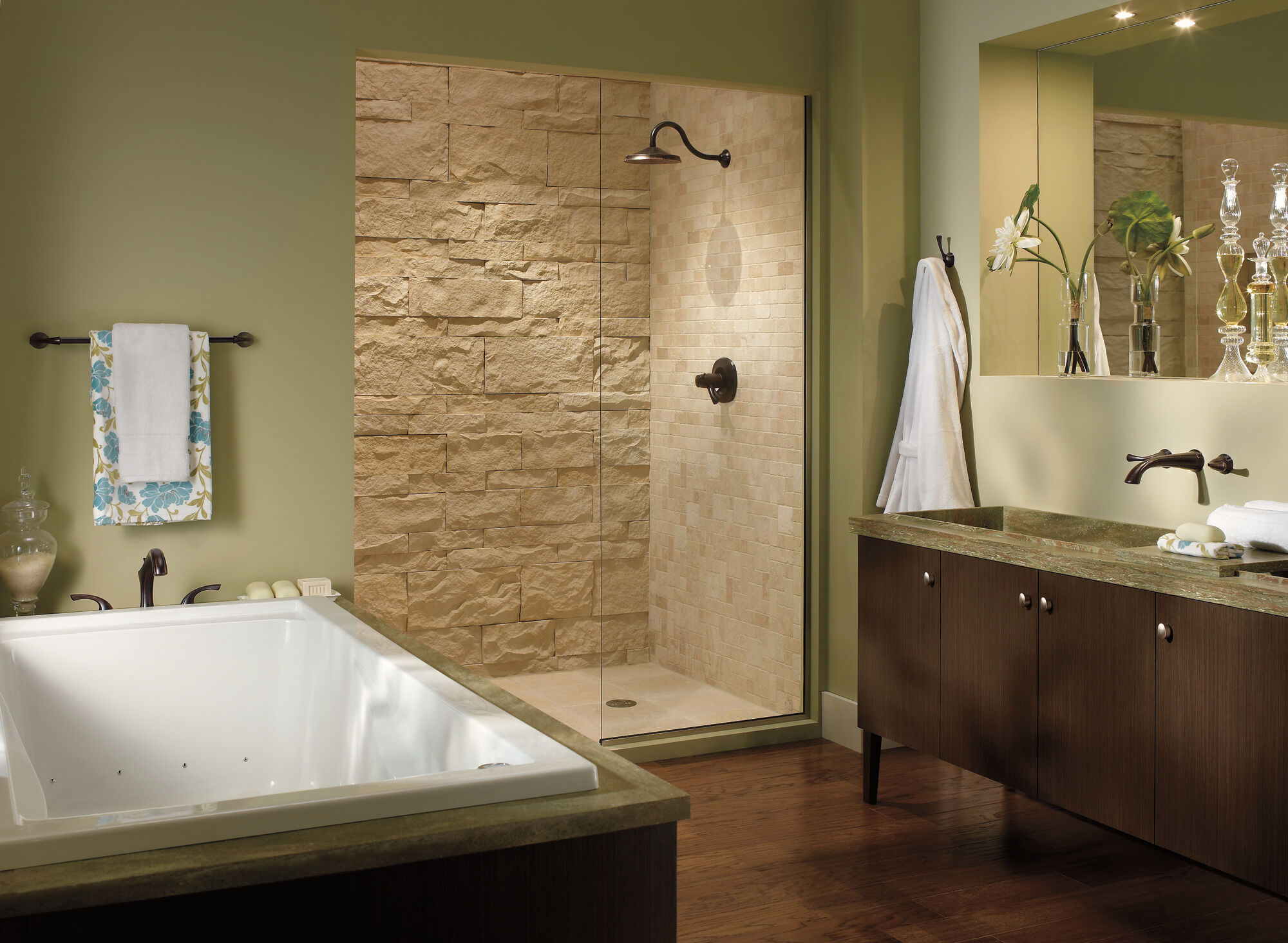 T2792-RB Римская ванна Delta Faucet Addison Венецианская бронза  - Вид №6