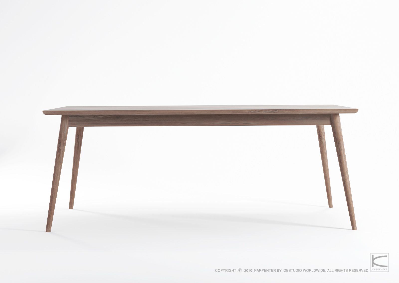 Садовый стол из тикового дерева в скандинавском стиле KARPENTER Vintage Outdoor ARCH-00145187 - Вид №1