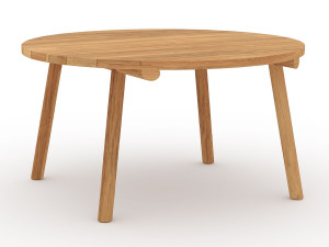 Круглый складной стол из тикового дерева