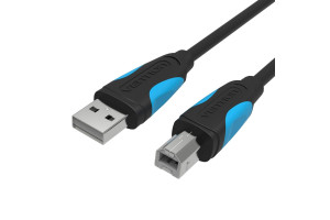 16442797 Кабель USB 2.0 AM/BM - 3м, черный VAS-A16-B300 VENTION
