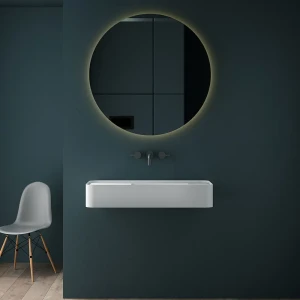 91891857 Раковина из искусственного камня Vincea Solid Surface VWB-6S480MW, 800x400x150, подвесная, цвет белый матовый STLM-1466957