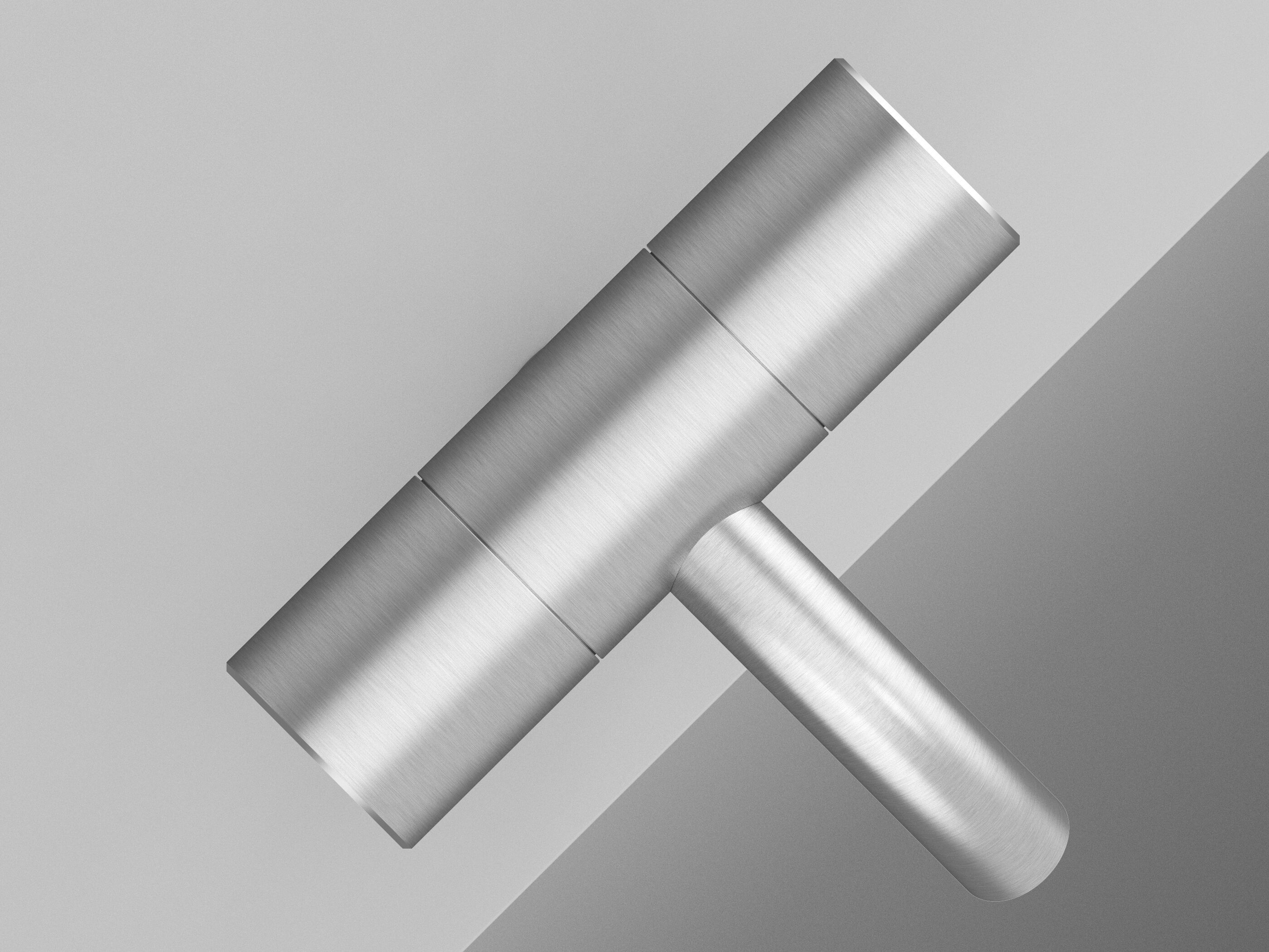 Смеситель для раковины из нержавеющей стали с одним отверстием Quadrodesign Hum ARCH-00110394