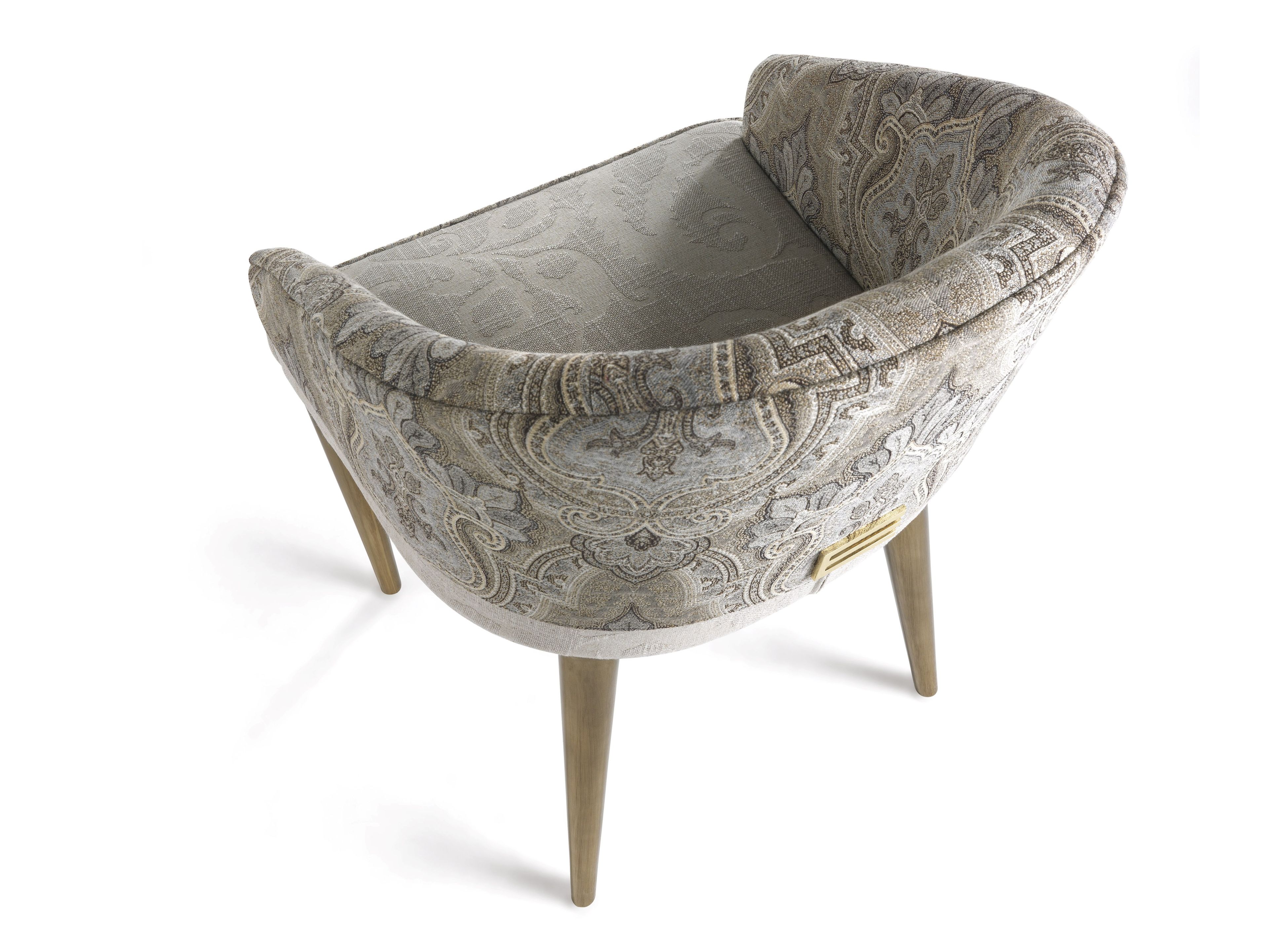 Мягкий тканевый стул с подлокотниками ETRO Home Interiors PICABIA ARCH-00064486 - Вид №4