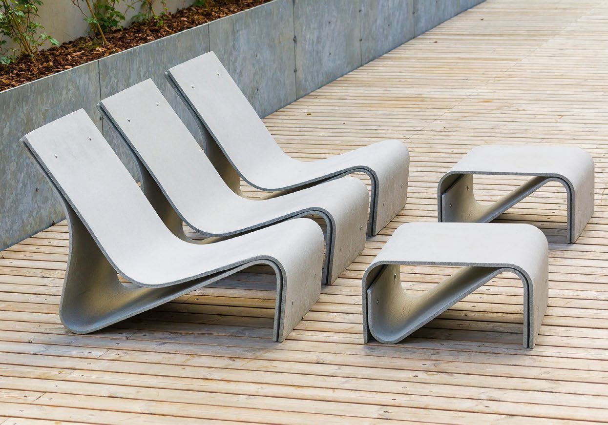 Бетонное садовое кресло SWISSPEARL дизайн ARCH-00058672 - Вид №4