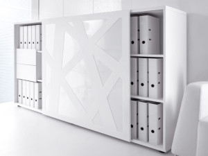 Офисная мебель с раздвижными дверями