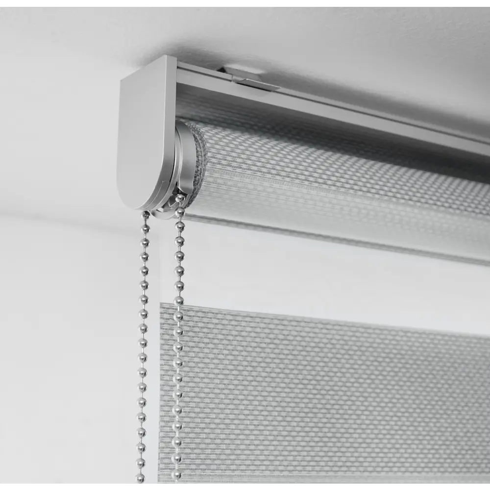 Рулонная штора день-ночь KREAFORTA Novosiberia серая 65×175 см 89408658 STLM-1579889 - Вид №2