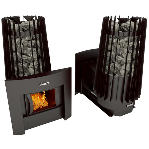 Печь для бани GRILL'D Cometa 180 Vega Window с закрытой каменкой 3608 - Вид №1