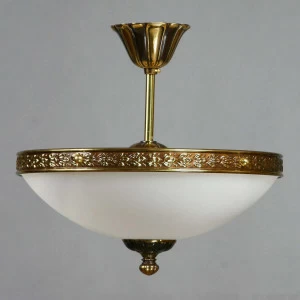 Потолочный светильник на ножке белый Toledo 02155/35 PL PB AMBIENTE TOLEDO 00-3890349 Белый;латунь