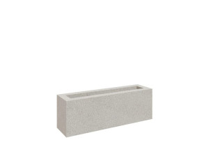 Прямоугольная бетонная плантатор