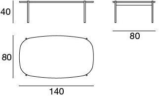 CTS SALOTTI Журнальный столик из мрамора для гостиной Selfy sun-id-1425363 - Вид №2