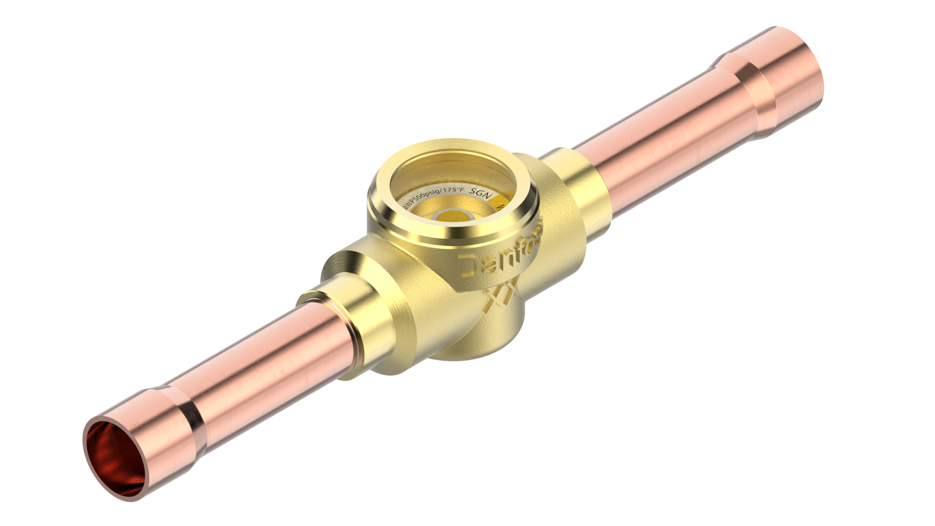 Danfoss SGN — Смотровые стекла с индикатором влажности SGN 22 Смотровое стекло 014-0206  - Вид №12