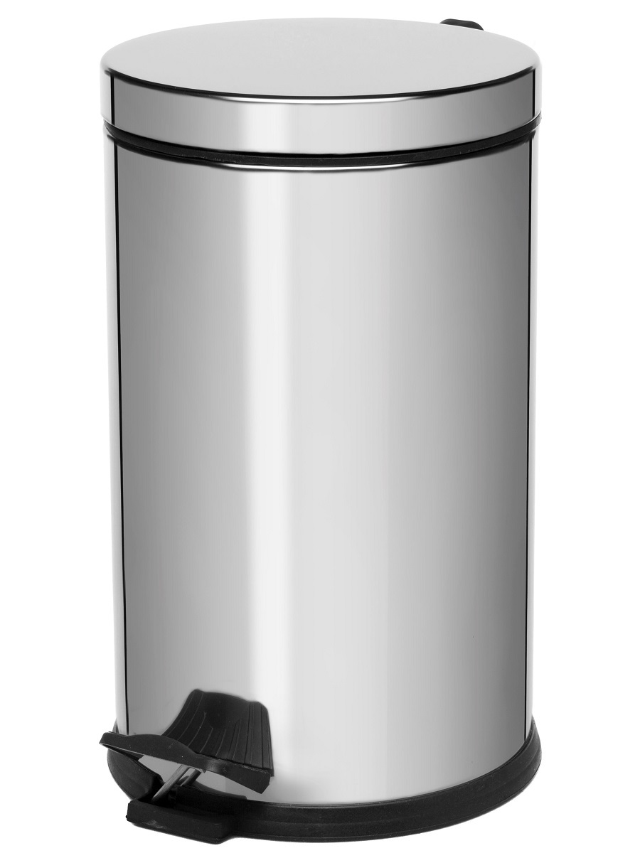 Вёдра с педалью и крышкой Antila Soft Close 8L Chrome NAVAKO 11008