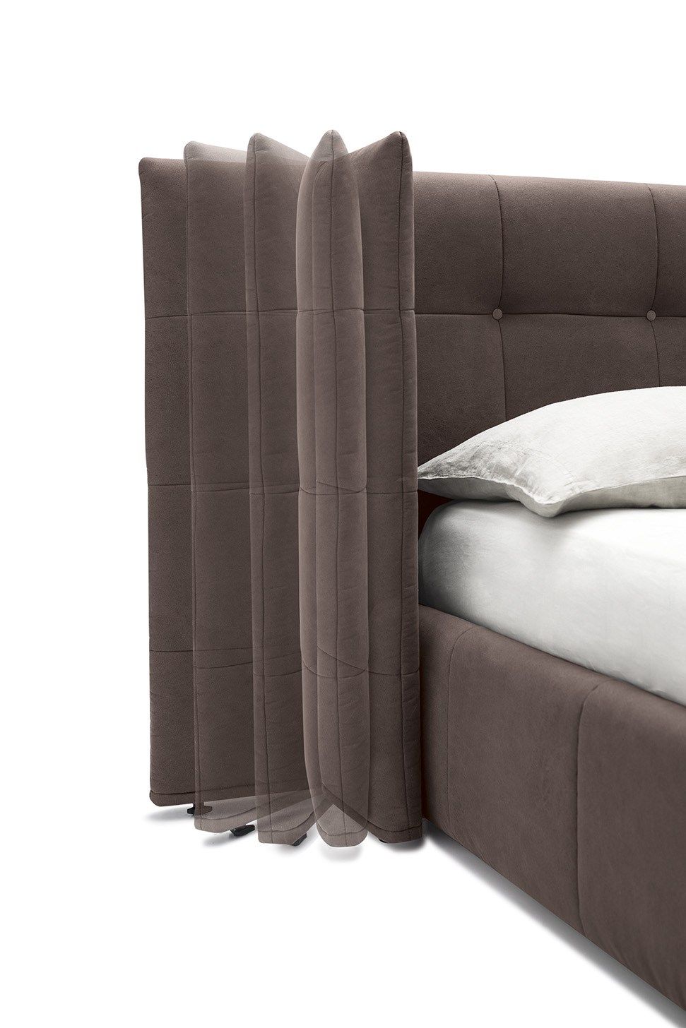 Двуспальная кровать для хранения ткани с капитонным изголовьем Felis Bedstories ARCH-00083536 - Вид №5