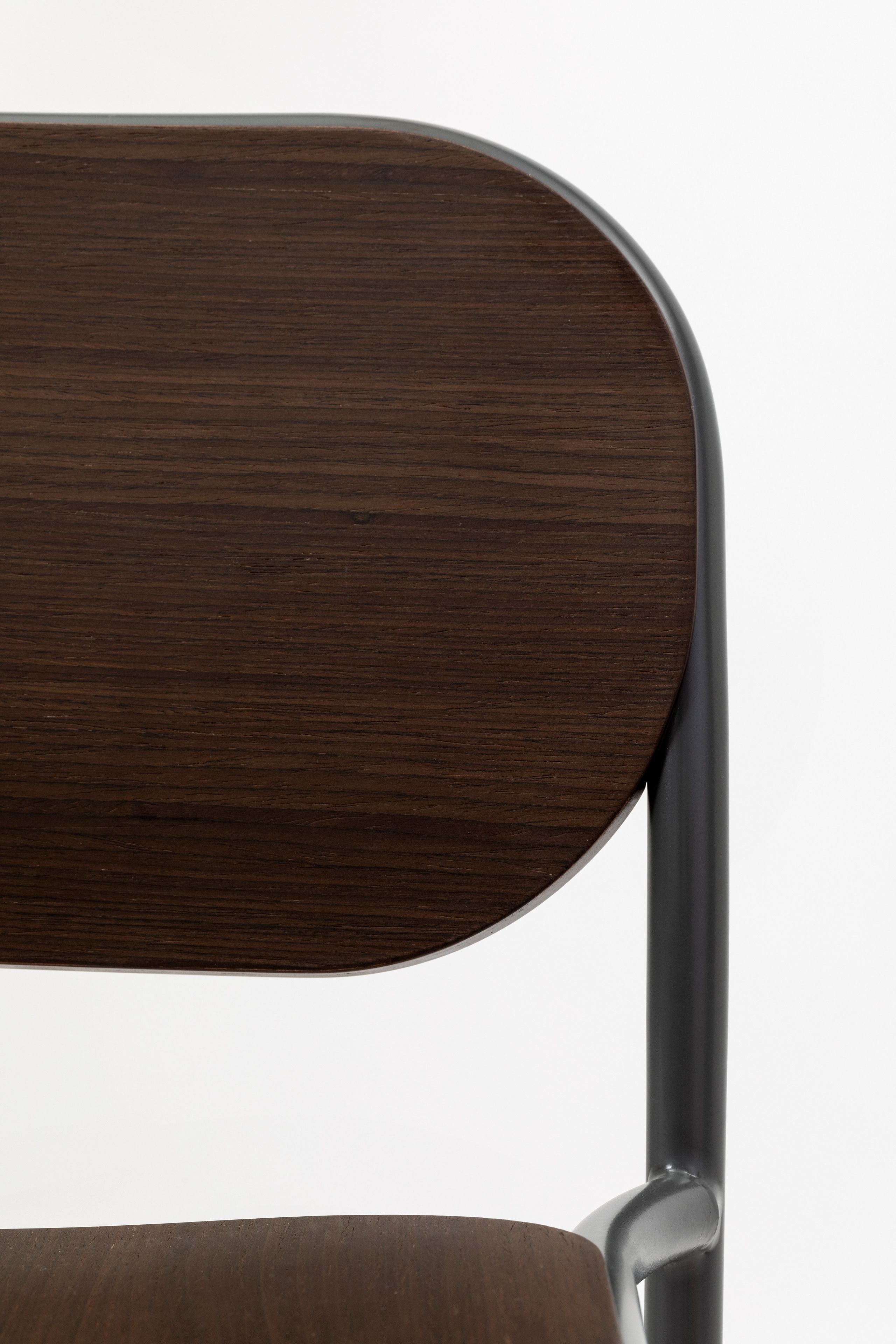 Высокий деревянный стул со спинкой TrabA' Metis ARCH-00132933 - Вид №3