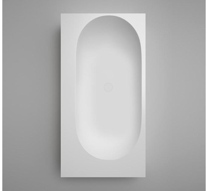Blu Bathworks® Отдельностоящая ванна синего цвета ∙ stone ™ Amanpuri Bt6700 - Вид №1