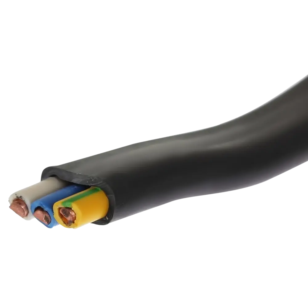 Кабель Камит ВВГпнг(A) 3x4 мм на отрез ГОСТ цвет черный STLM-2015654 - Вид №2