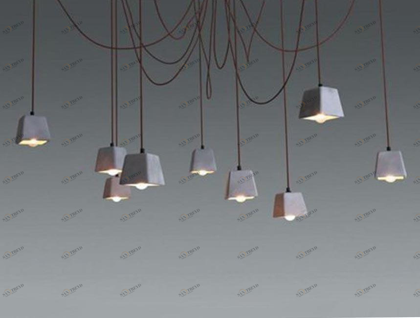 Подвесная люстра Loft IT Loft1165/9 LOFT IT ДИЗАЙНЕРСКИЕ, LOFT1165 137865 Серый 