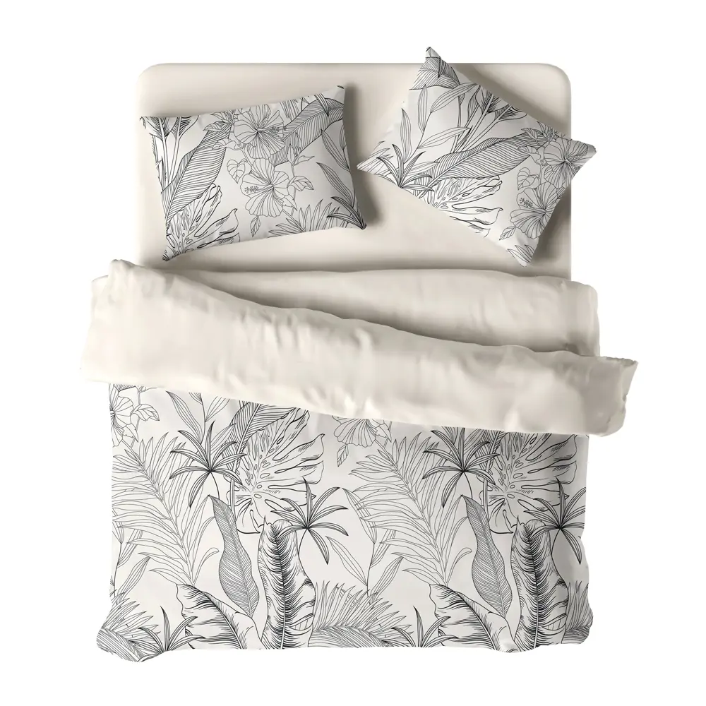 Комплект постельного белья Волшебная ночь Эко Natural Beauty 2-спальный бежевый 89438369 STLM-1582313