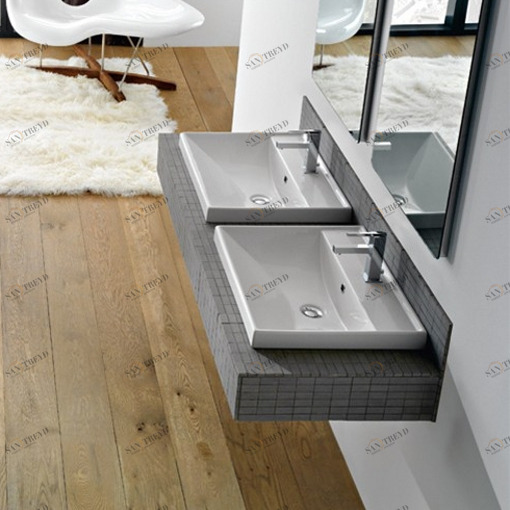 3001 Подвесная раковина настенная овальная Scarabeo Ceramiche 