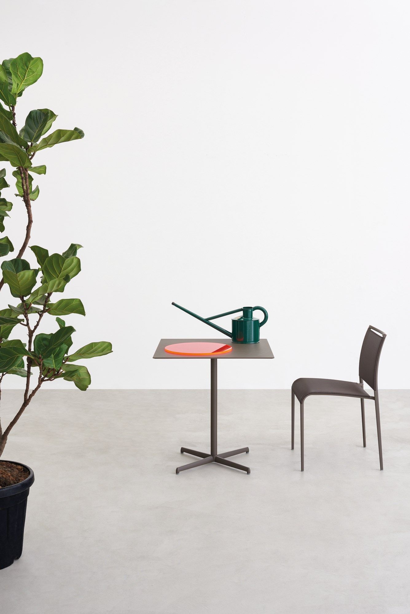 Штабелируемый садовый стул из полиэстера Desalto песок ARCH-00151213 - Вид №2