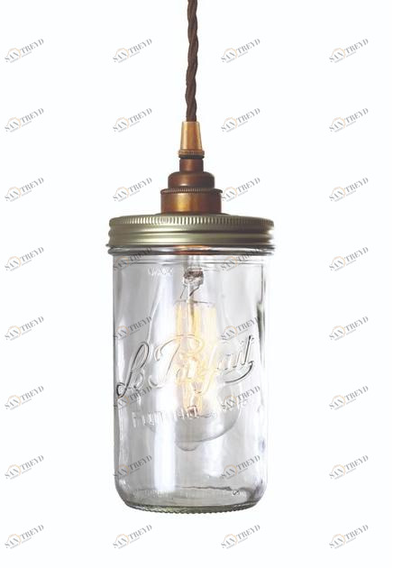 Mullan Lighting Подвесной светильник ручной работы с прямым светом Jam jar Mlp027 